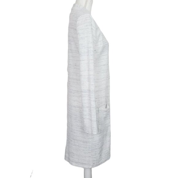 Nine Britton Sz Small Duster Cardigan Off White Full Button Up Ultra Soft EUC - Picture 4 of 10